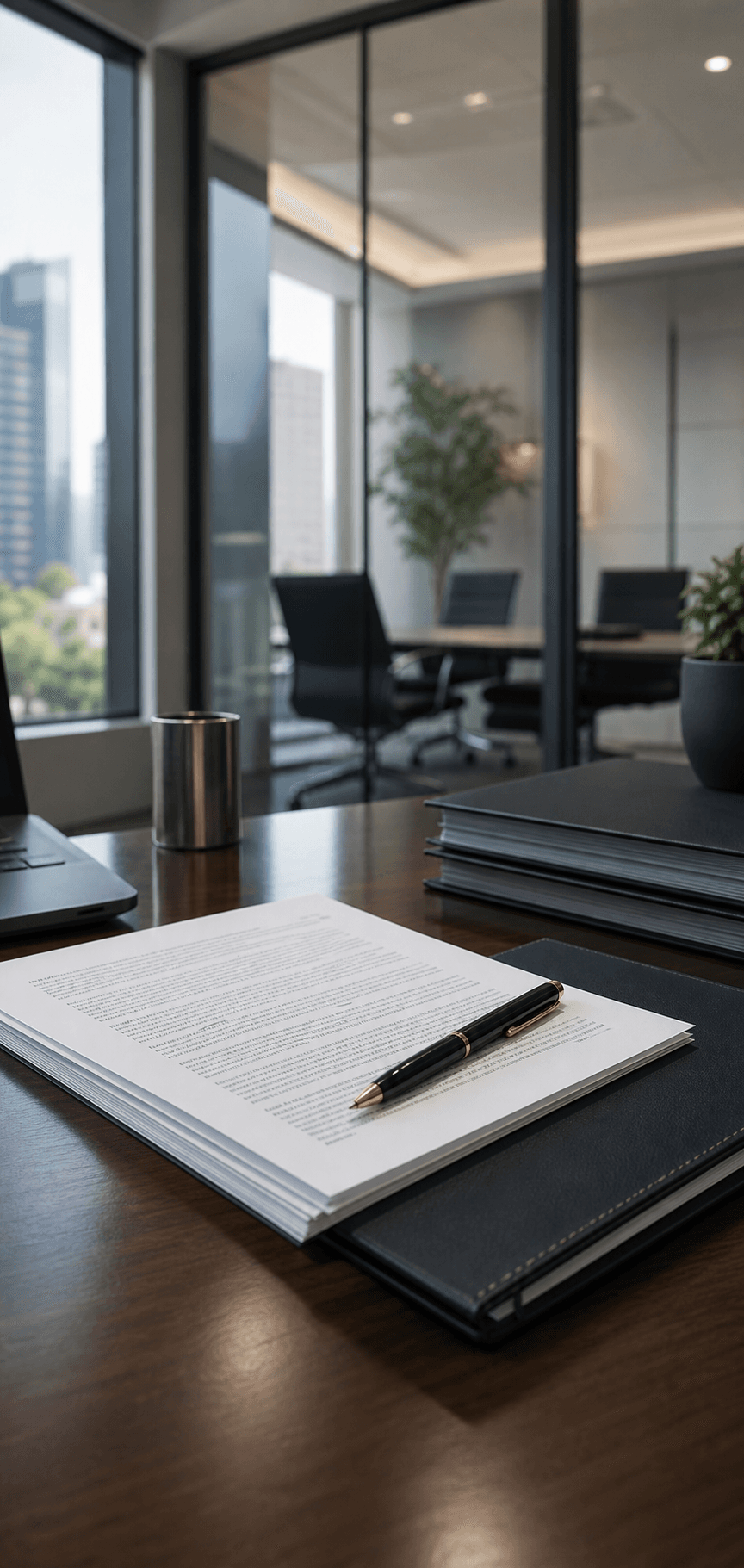 Professional contract workspace